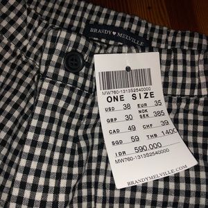 Brandy Melville Tilden pants (Gingham)